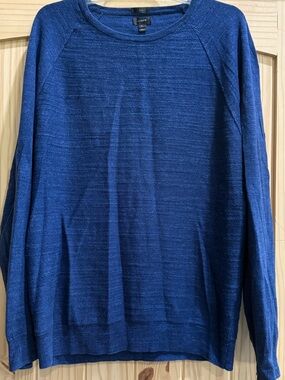 J. Crew Men's Royal Blue Crewneck Sweater